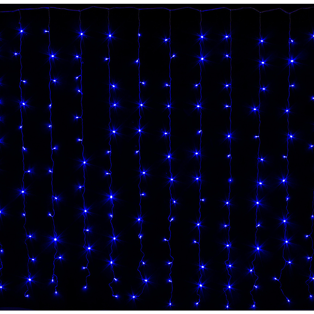 Гирлянда LED "Занавес", 2x2 м, синий
