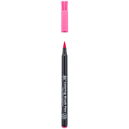 Маркер акварельный "Koi Color Brush", розовый - 3