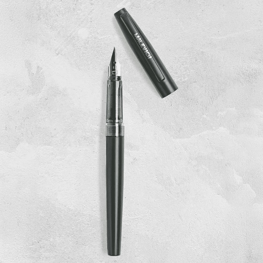 Ручка перьевая EF "Малевичъ", металл, с конвертером, мокрый асфальт - 2