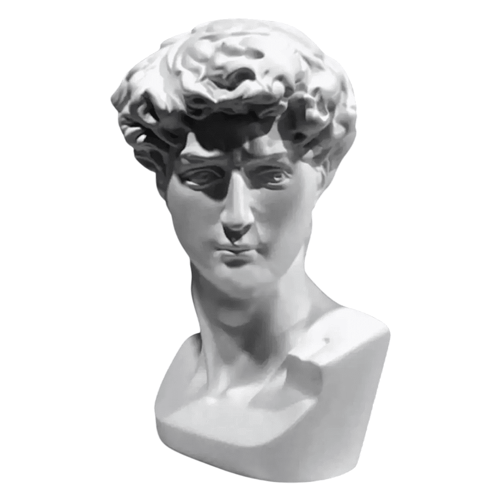 Гипсовая модель "Голова Давида малая"