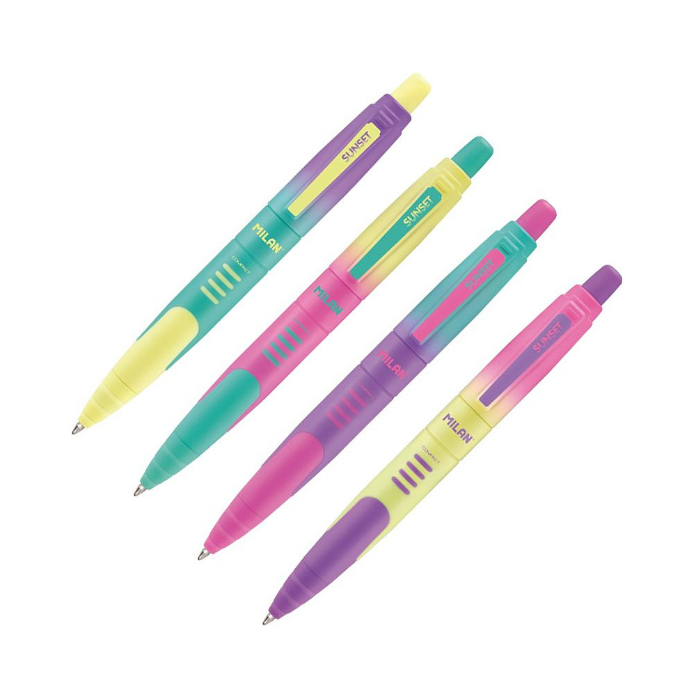 Ручка шариковая автоматическая "Sunset", 1.0 мм, ассорти, стерж. синий - 2