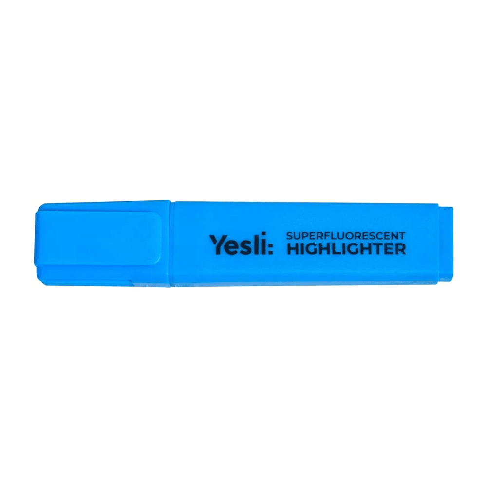 Маркер текстовый "Yesli:", голубой - 2