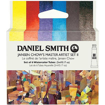 Набор акварели Daniel Smith "Jansen Chow's Master Artist Set II", 6 цветов, тубы