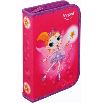 Пенал Maped "Fairy", 1 отделение, с наполнением - 2