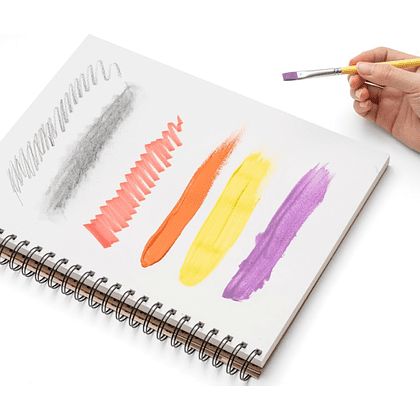 Скетчбук для графики "Himi", 22.8х30.4 см, 180 г/м2, 40 листов - 8