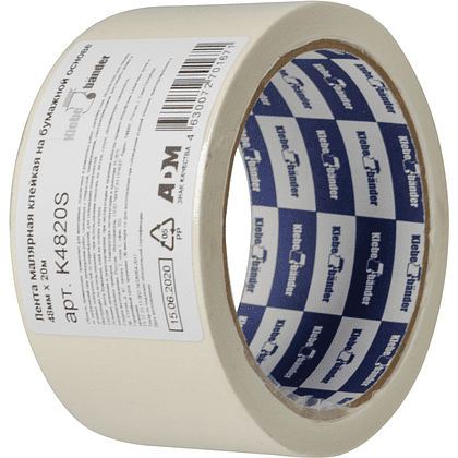 Лента малярная бумажная, 48ммx20м Klebebänder (K4820S) 115 мкн, в и/у