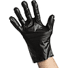 Перчатки ТПЭ одноразовые "Aviora", р-р L, 100 шт/упак, черный - 2