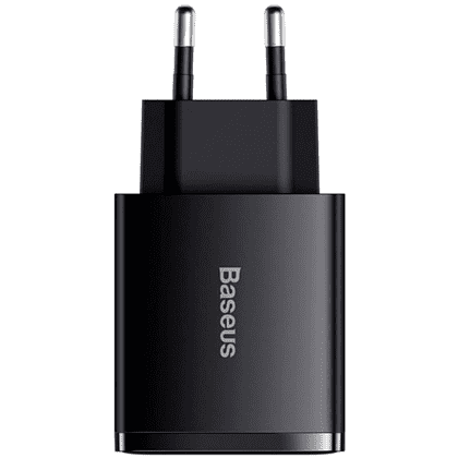 Сетевое зарядное устройство Baseus CCXJ-E01 Compact Quick Charger 2U+C 30W Black
