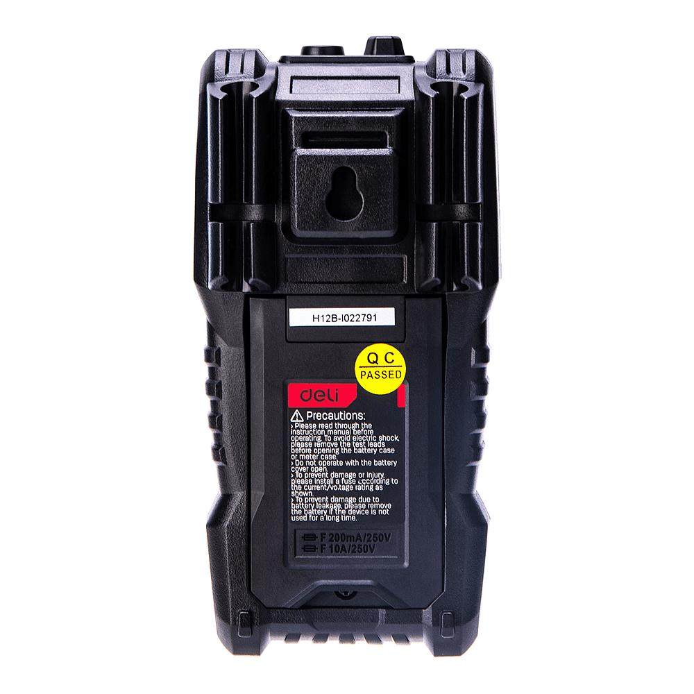 Мультиметр цифровой Deli RS EDL334302, 600В, универсальный - 8