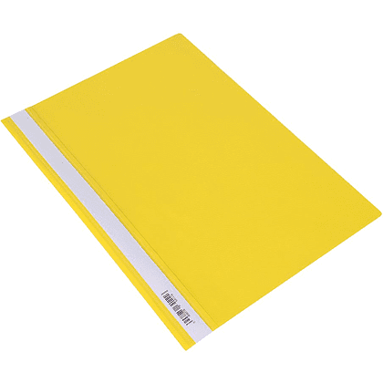 Папка-скоросшиватель "Inter-folia", А4, желтый