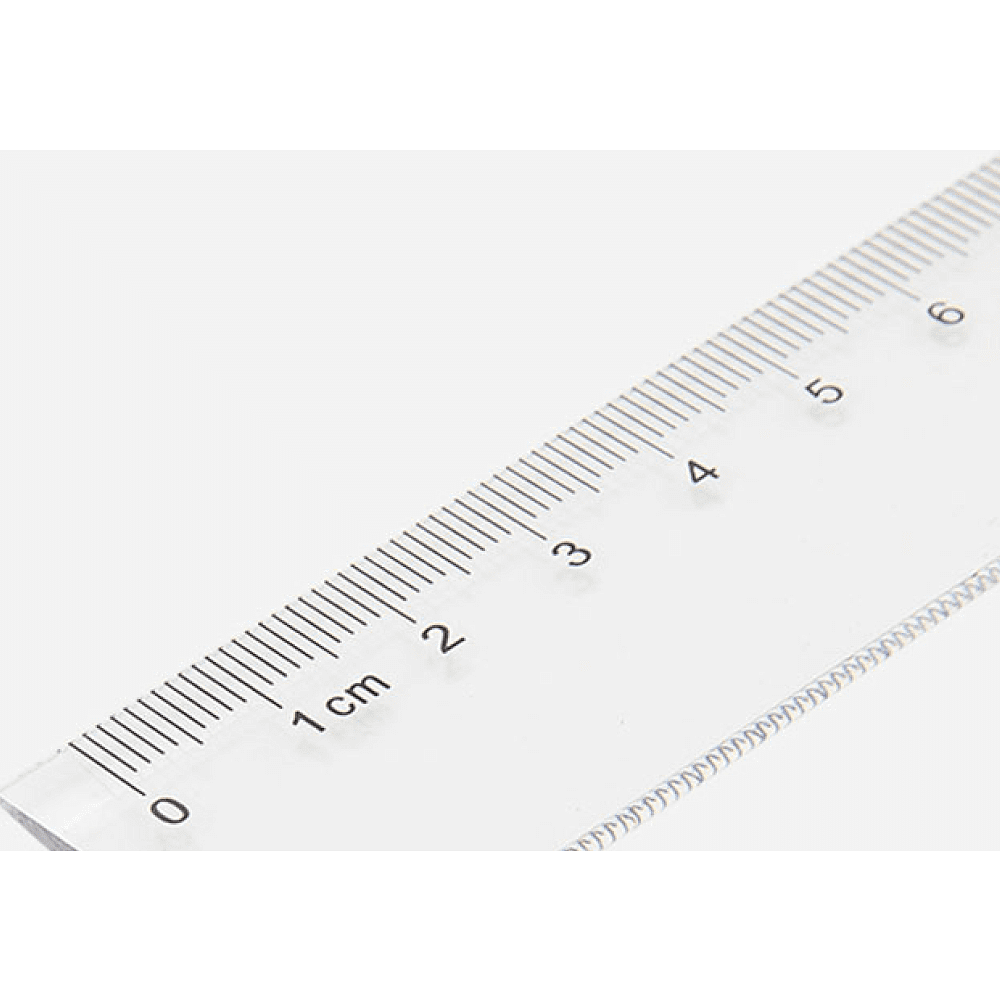 Линейка "Deli 6250", 50 см, прозрачный - 2