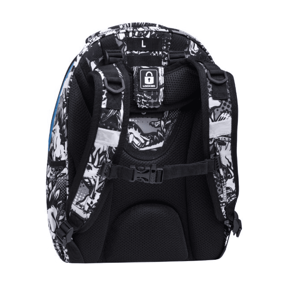 Рюкзак молодежный CoolPack "T-Rex", черный, синий - 3