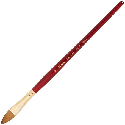 Кисть для рисования "Pinax ORO ROSSO", синтетика, "кошачий язык", №12