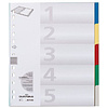 Цветной разделитель, A4, ассорти - 3