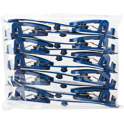 Бейдж на ремешке с клипсой, 90x54 мм, 50 шт/упак, прозрачный - 3