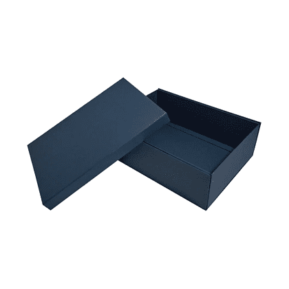 Коробка подарочная картонная, 223х308х95 мм, синий - 4