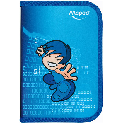 Пенал Maped "Karate", 1 отделение, с наполнением