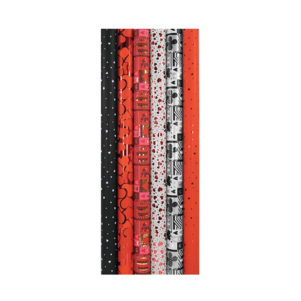 Бумага декоративная в рулоне "Premium. Love", 2x0.7 м, 80 г/м2, ассорти