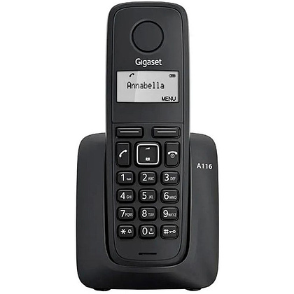 Телефонный аппарат GIGASET "A116", черный - 2