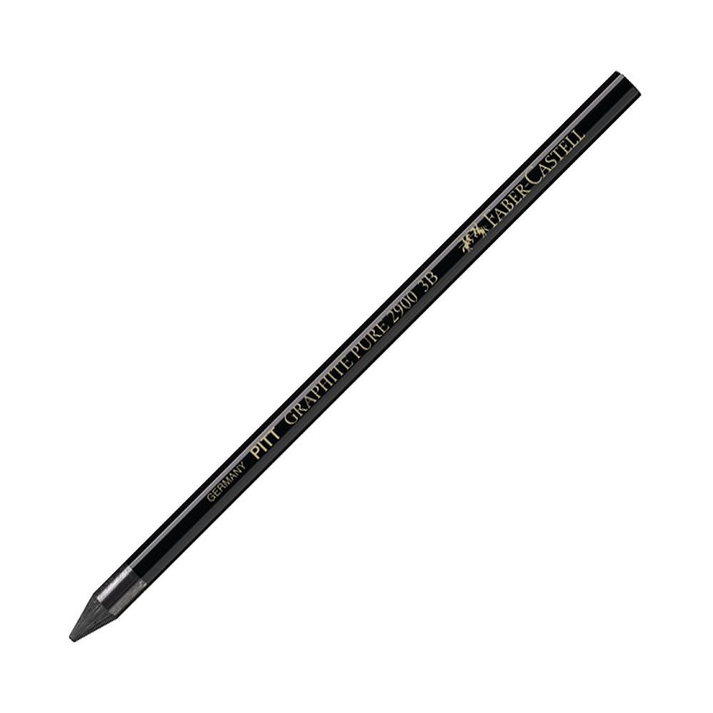 Карандаш цельнографитный PITT "Graphite Pure", 3B