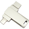 USB Flash накопитель 3.0 128 Gb СК-046, TypeC Dual, металл, серебристый - 3