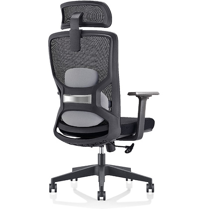 Кресло для руководителя SitZone U-063A сетка, черный - 4