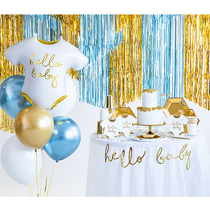 Стакан бумажный "KPP30-008", 6 шт, 260 мл, белый , золотистый - 6