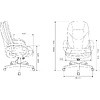 Кресло для руководителя "Бюрократ CH-868N Fabric", пластик, черный - 7