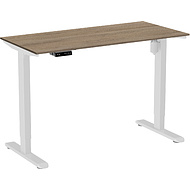 Стол с электроприводом WellDesk Light 1300x675х18 белый/дуб денвер трюфель (9116310+9072454)