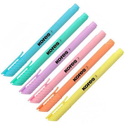 Набор маркеров текстовых "HighLiner Slim", 6 шт, ассорти