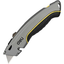 Нож строительный Deli YS EDL410 19 мм, с трапециевидным лезвием