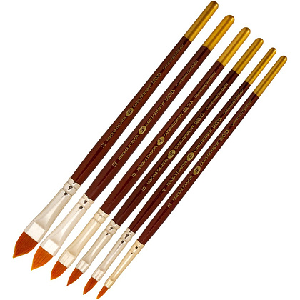 Кисть "Decola", синтетика, кошачий язык, №2 - 3