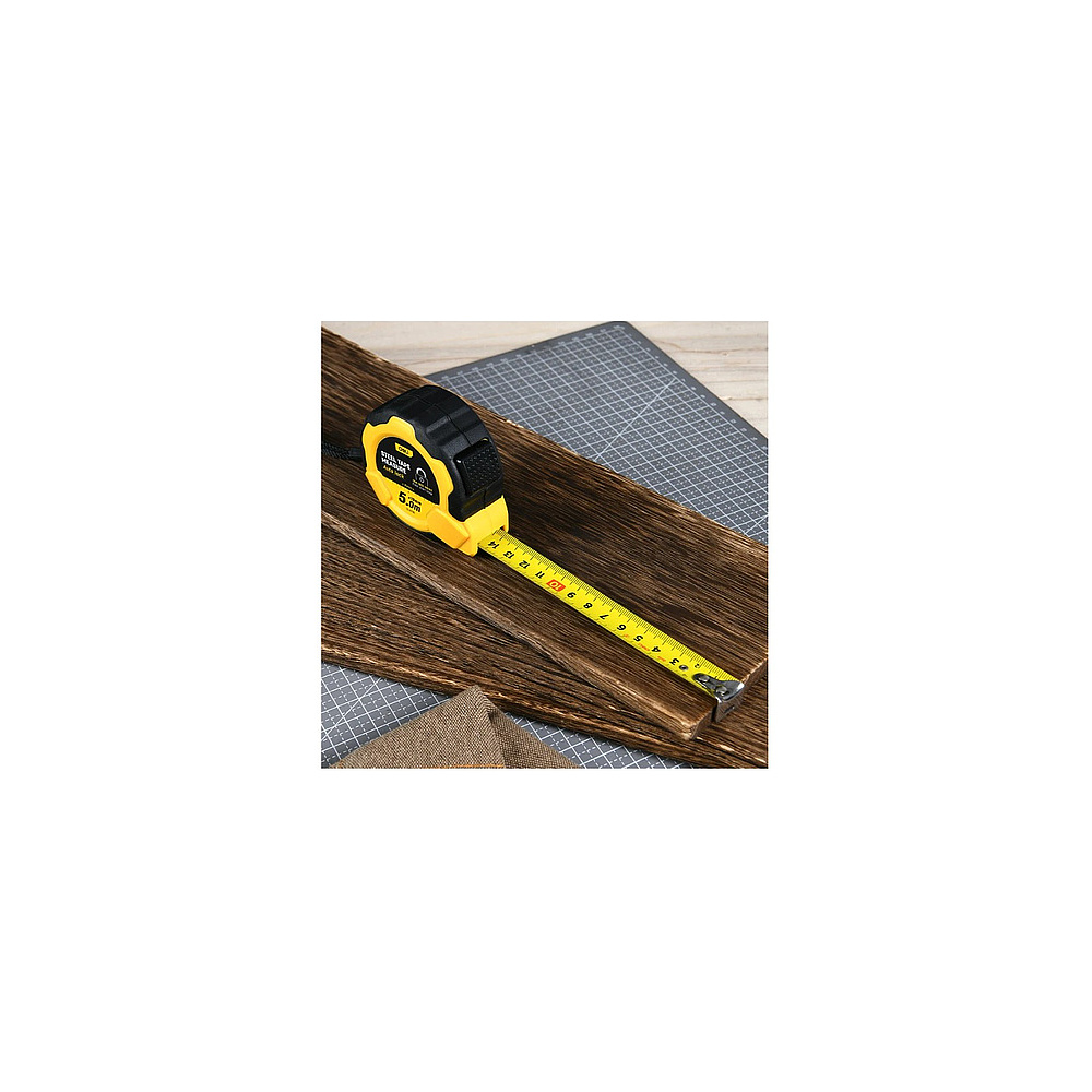 Рулетка Deli YS EDL3796, 5 м х 19 мм, желтый, черный - 8