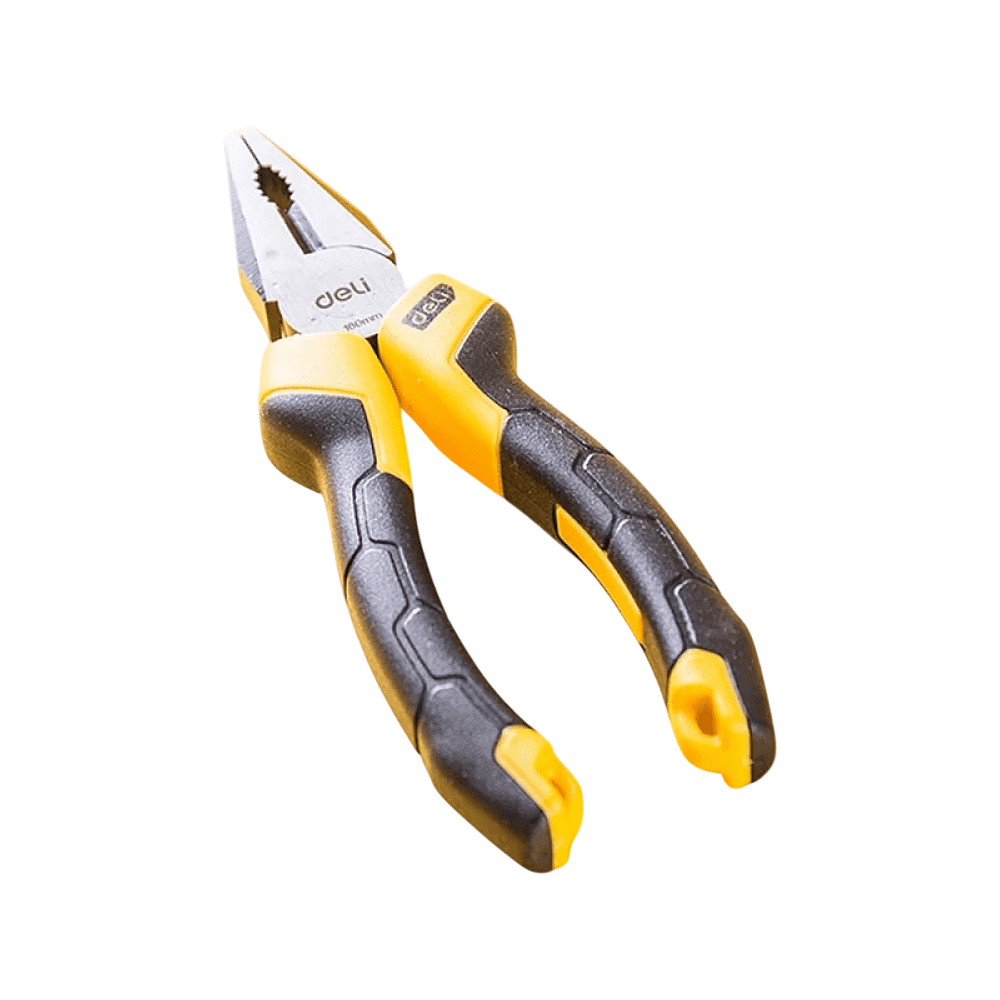 Плоскогубцы Deli YS EDL2006Z, 160 мм, 2-х компонентные рукоятки - 2