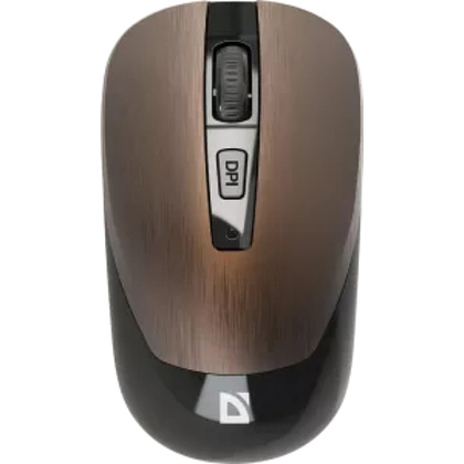 Мышь Defender "Wave MM-995", беспроводная, бесшумная, бронза - 2