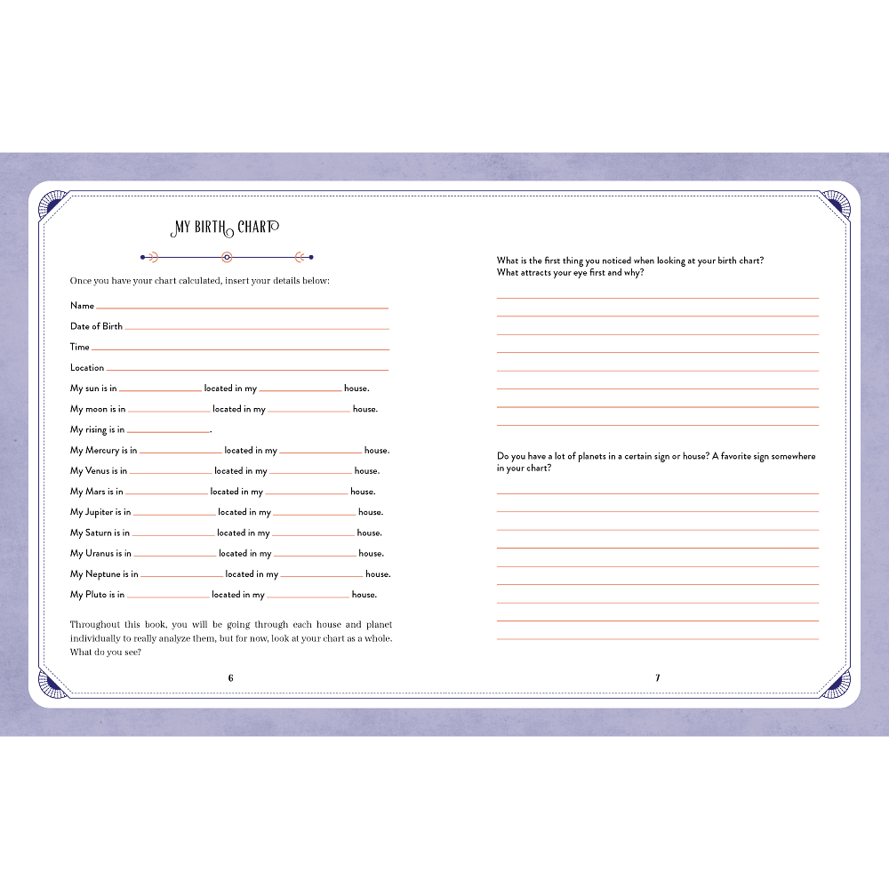 Книга на английском языке "Astrology: A Guided Workbook", Chartwell Books - 3