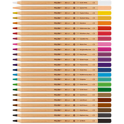 Цветные карандаши Milan, 24 цвета - 2