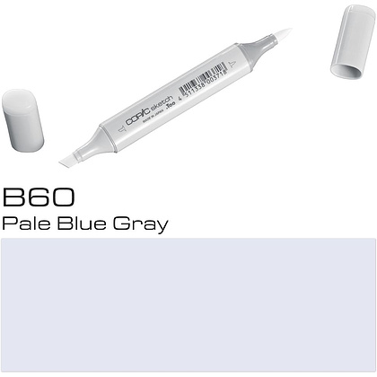 Маркер перманентный "Copic Sketch", B-60 бледный сине-серый
