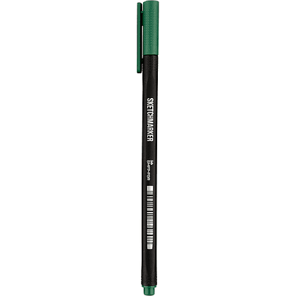 Ручка капиллярная "Sketchmarker Artist fine pen", 0.4 мм, зеленый лесной