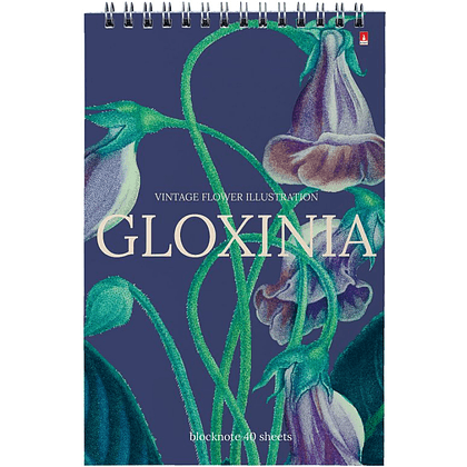 Блокнот "Цветы. Паттерн", A5, 40 листов, в клетку, ассорти - 4