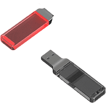 USB Flash накопитель 2.0 16 Gb ZC-005, пластик, металл, красный