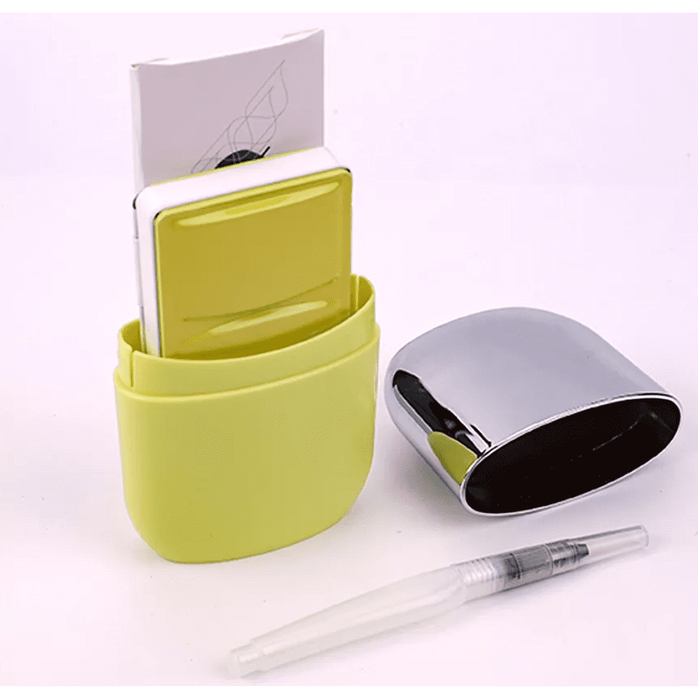 Набор для рисования акварелью "Himi Miya" (краски 18 цветов, кисть, бумага, стакан), желтый футляр - 6