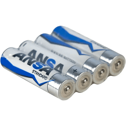 Батарейки алкалиновые ANSA Standart "LR03/BL-4 (AAA)", 4 шт, щелочные - 6