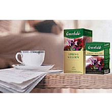 Чай "Greenfield" Spring Melody, 25 пакетиков x1.5 г, черный