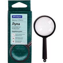 Лупа увеличительная "OfficeSpace", черный