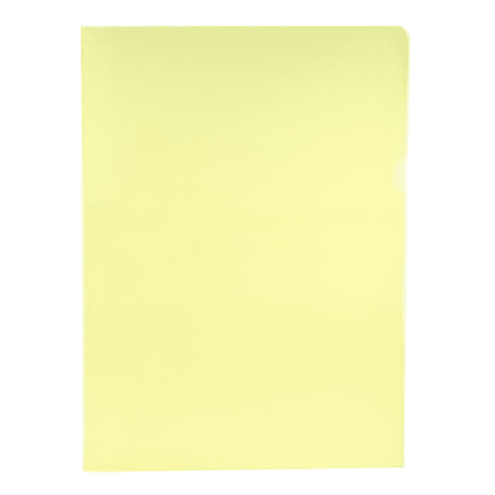 Папка-уголок "Inter-folia", A4, 115 мк, желтый