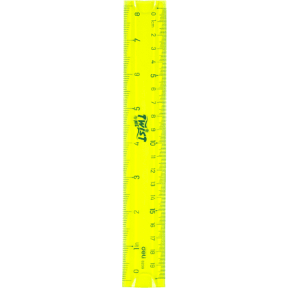 Линейка "Deli E6208", 20 см, ассорти - 3