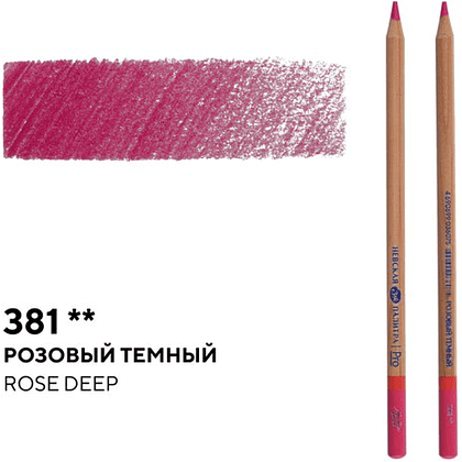 Карандаш цветной "Мастер-класс", 381, розовый темный - 2