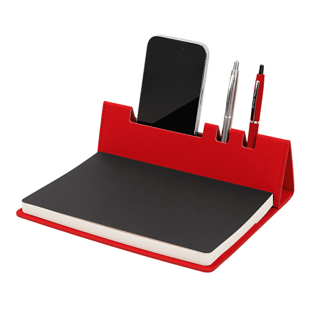 Ежедневник недатированный "La Manche", А5, красный - 2