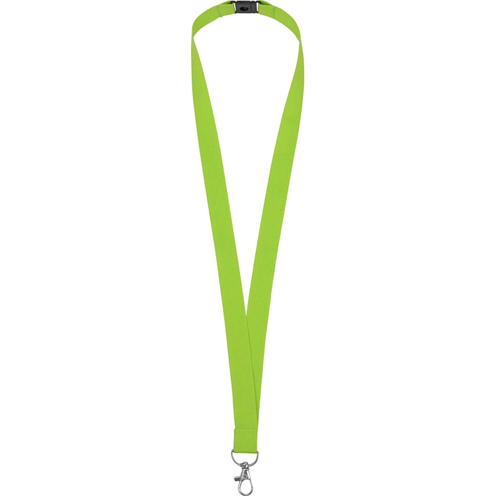 Тесьма с карабином для бейджа "839122", зеленое яблоко